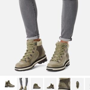 Sorel Lennox Lace Up Boots Women 8.5